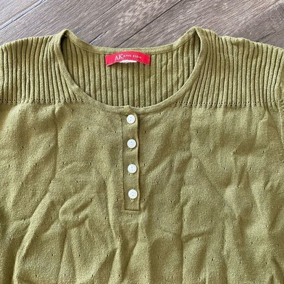 Anne Klein Green Sweater - Picture 2 of 4